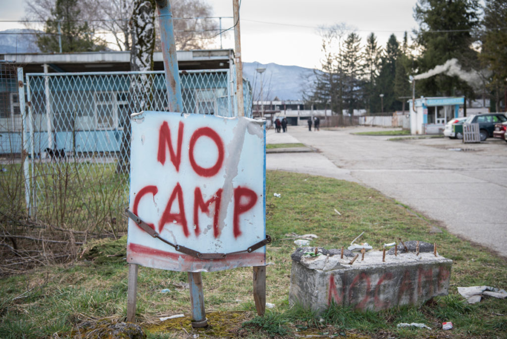 Photo credit: Giulia Pedron - Road to the factory, unofficial refugee camp (Bihac_Bosnia) 25.02.2020